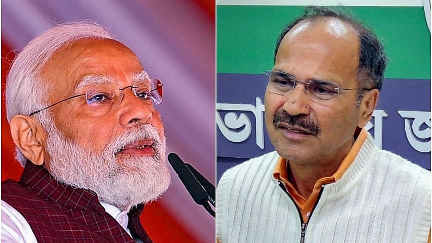 <div class="paragraphs"><p>PM Modi and Congress' Adhir Ranjan Chowdhury</p></div>